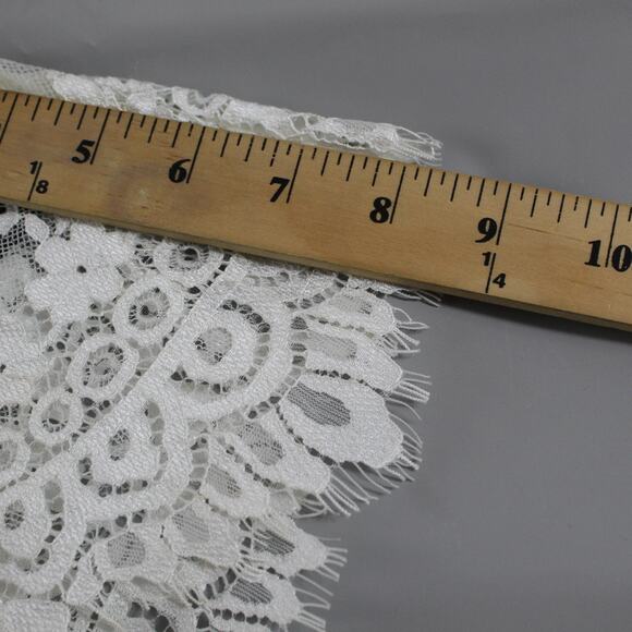 Daughters of Simone Dress Medium Winnie Maxi Ivory Boho Lace Bridal Wedding Gown - Picture 10 of 11